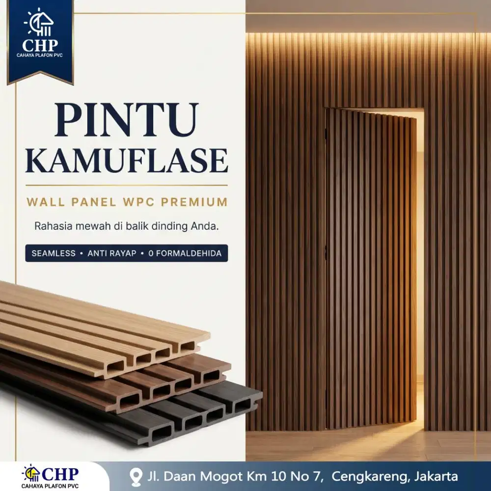 WPC Premium Wallpanel — satu produk, sejuta aplikasi!