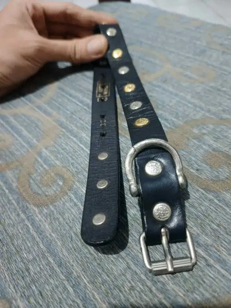 Gianni Versace Leather Pet Collar (Kalung Kucing/Anjing) Rare Item