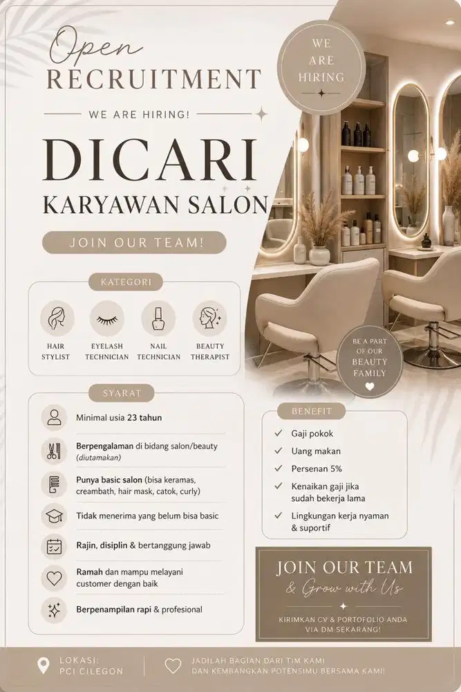 Loker salon cilegon