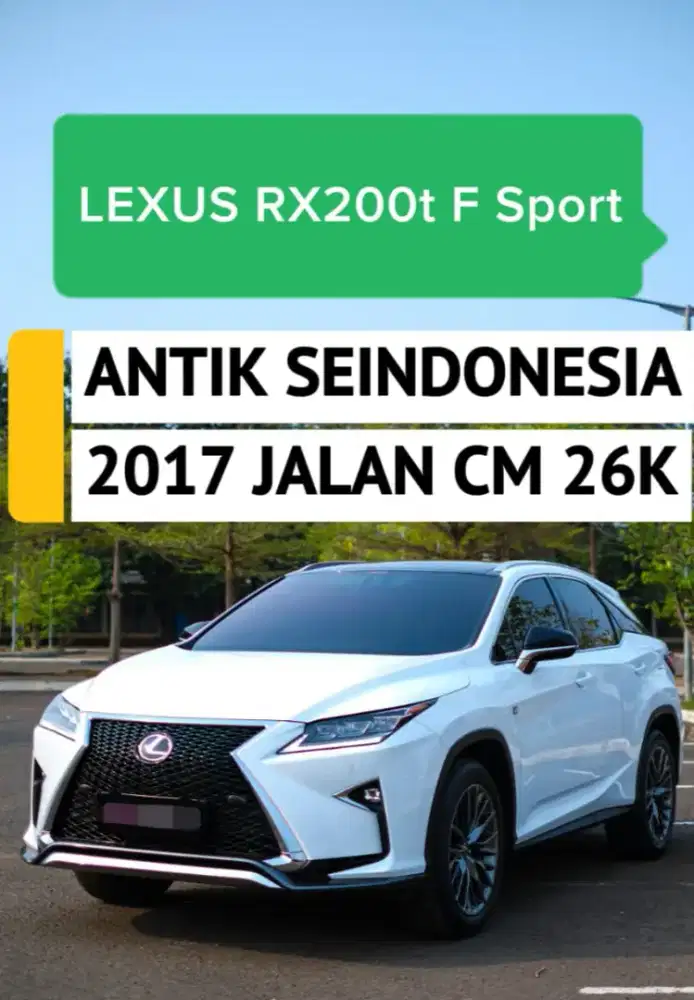 KM 26rb Records | Lexus Rx200 F Sport 2017