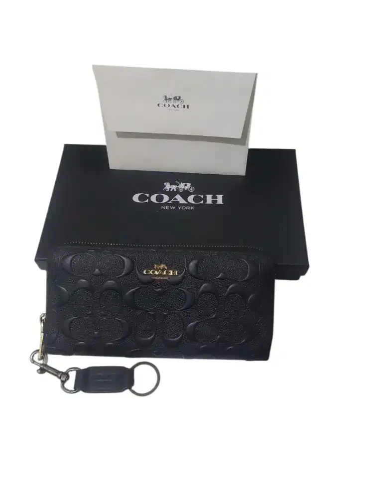 Dompet coach black ORI