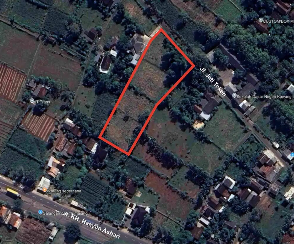 Dijual tanah di Jati Teken - Semanding Tuban