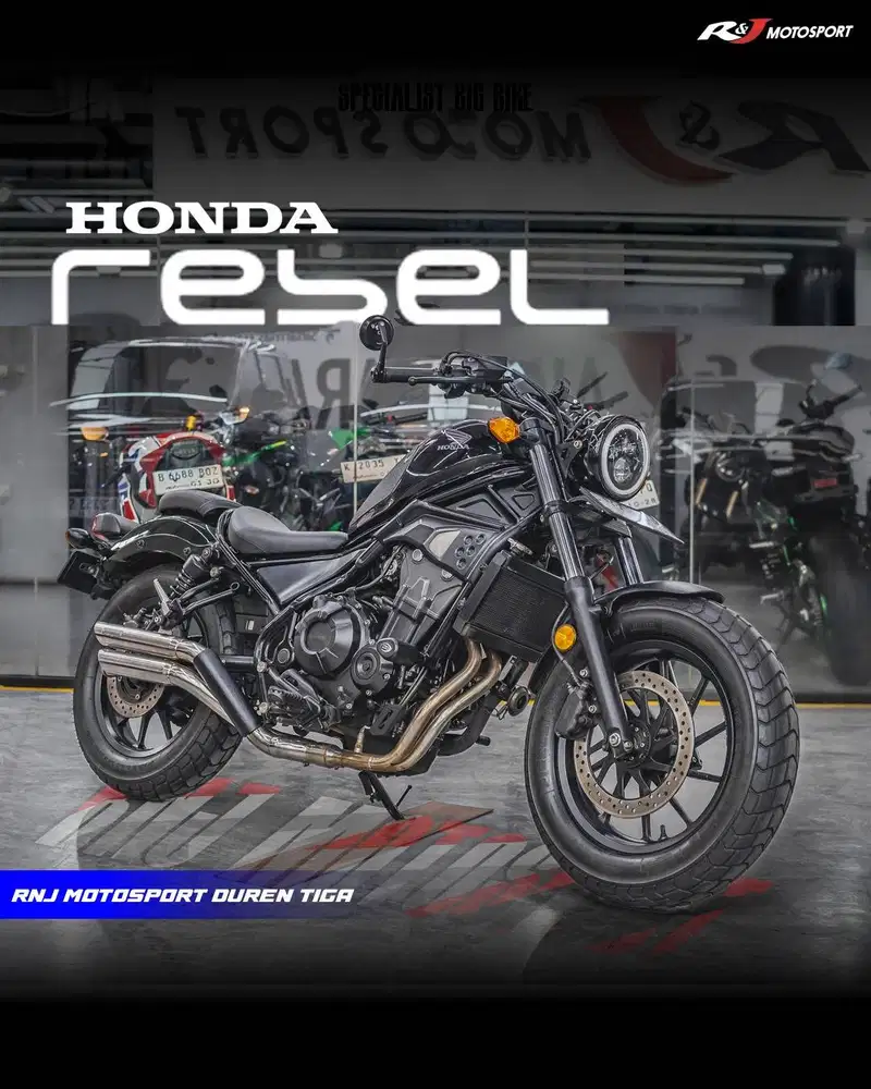 Honda Rebel 500 cc Km 19.000an Knalpot Custom