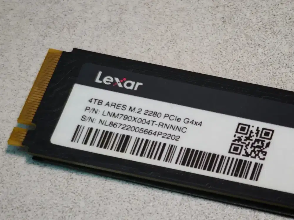 SSD M.2 Gen 4x4 Lexar ARES 4TB 2280