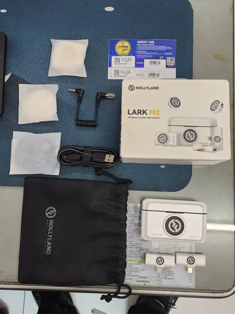 Hollyland Lark M2 Mic Wireless Kamera/ Handphone White Putih Second