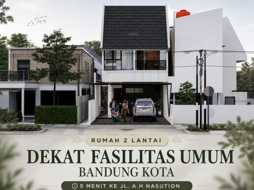 Jual Rumah 2 Lantai 3 Kamar - Dekat Jl. A.H Nasution