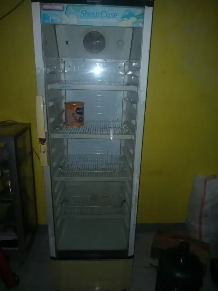 Jual showcase politron