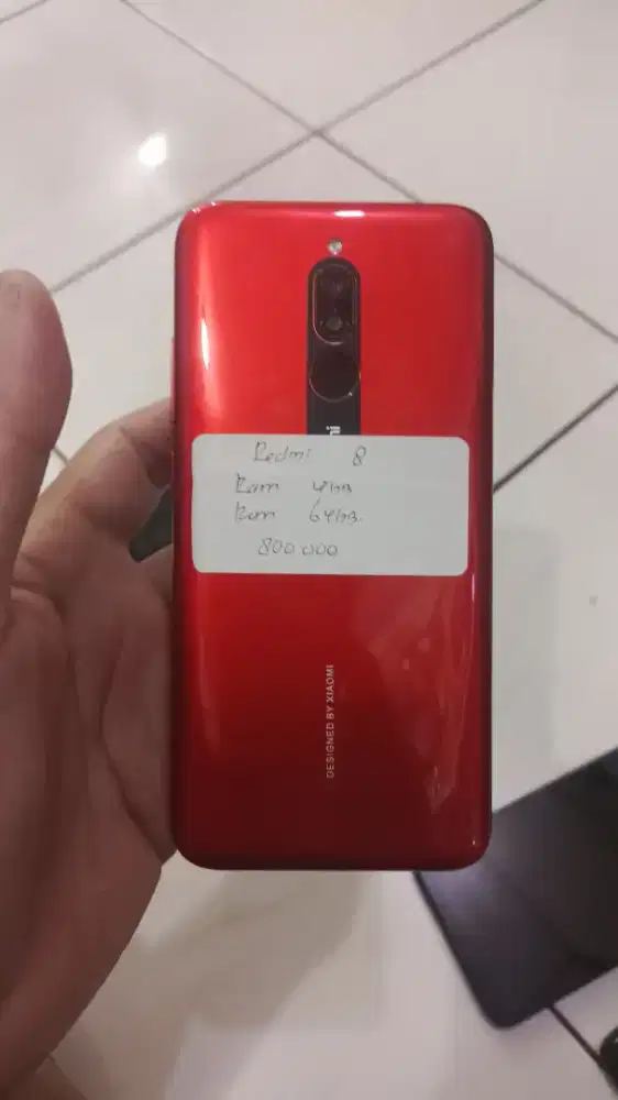 Hp redmi 8 ram 4gb rom 64gb second