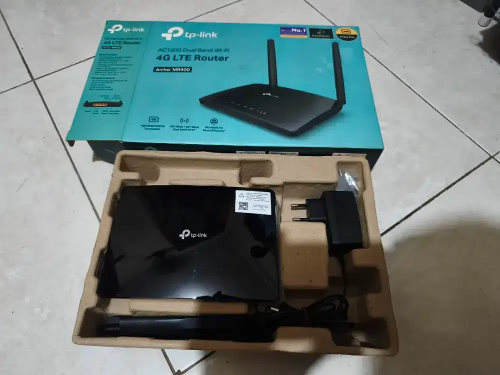JUAL CEPAT BU ROUTER WIFI 4G LTE TP LINK AC1200 ARCHER MR400 ORIGINAL