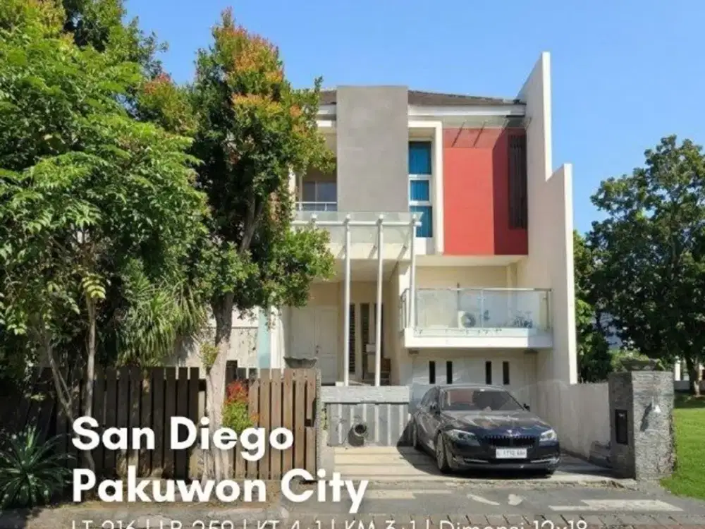 Rumah San Diego, Pakuwon City  STRATEGIS, MINIMALIS,