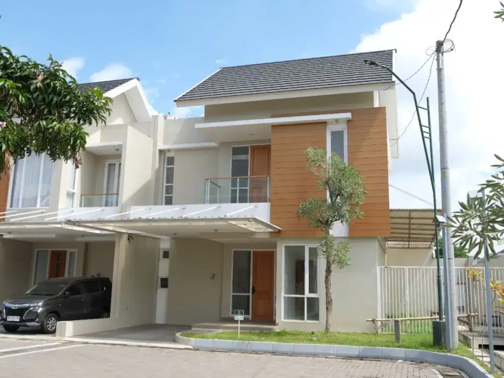 Model Rumah Minimalis Modern, HGB Per Kavling, 5 Menit Ringroad Utara