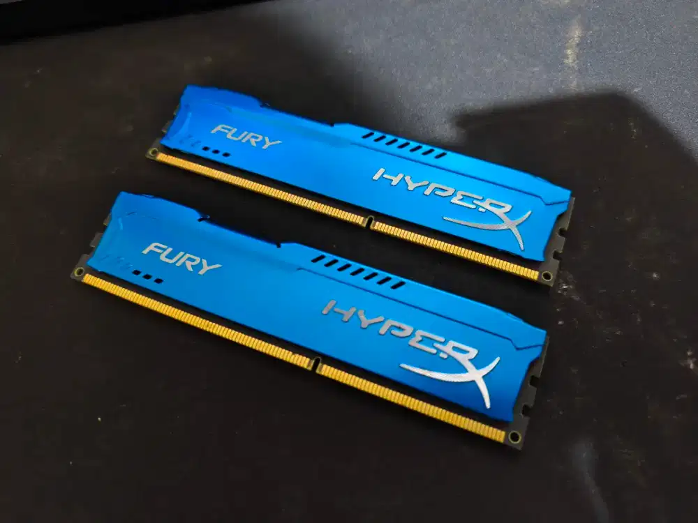 JUAL CEPAT BU RAM KINGSTON HYPERX FURY GAMING 8 GB X 2 DDR 3 ORIGINAL
