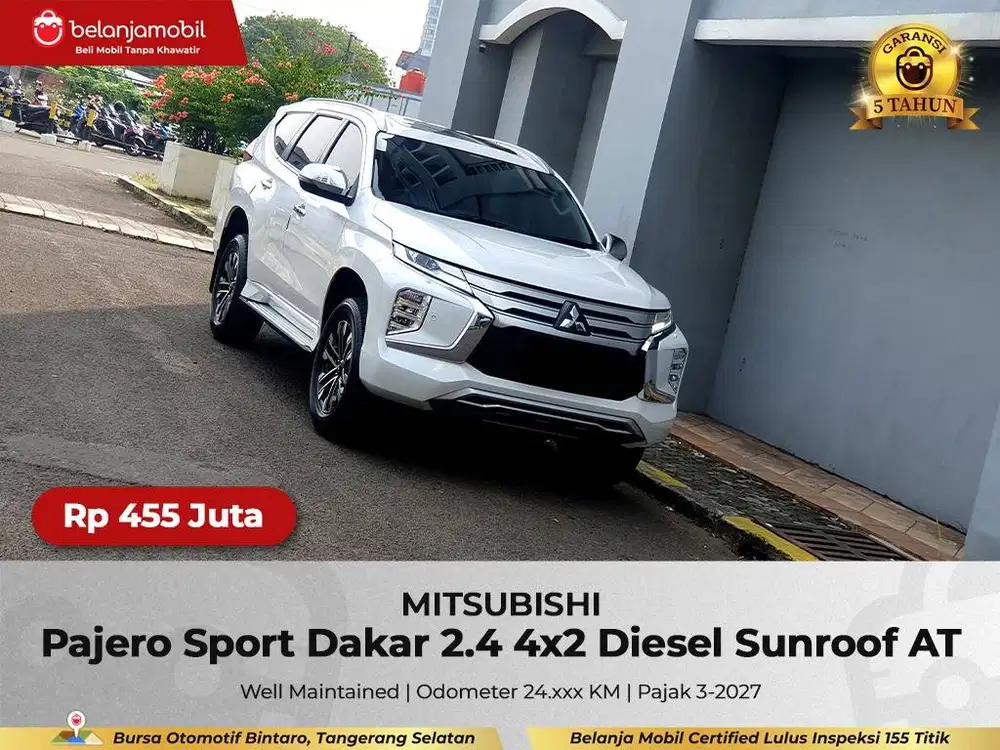 [ LOW KM 24RB ] Mitsubishi Pajero Sport Dakar 2.4 Sunroof 2023/2024