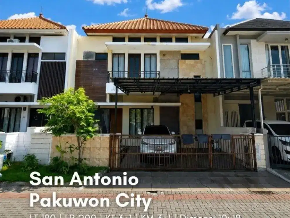 Rumah San Antonio, Pakuwon City  STRATEGIS, MINIMALIS, SIAP HUNI