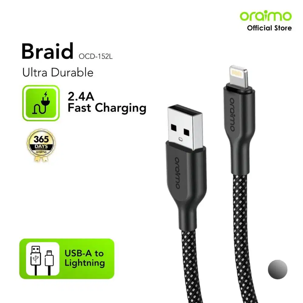 Oraimo OCD-152L KABEL USB A To Lightning
