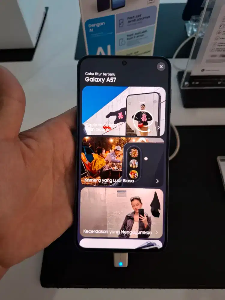 Samaung galaxy A57 ram 12/256 cash credit