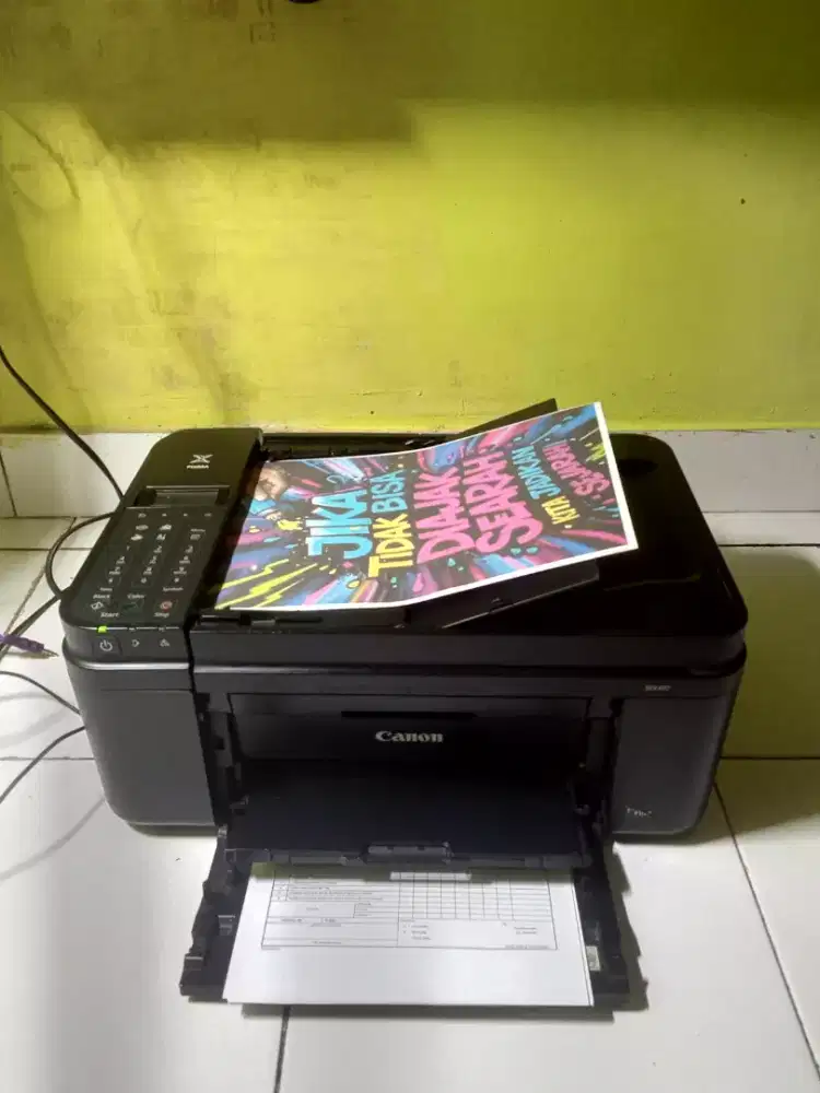 Printer Canon mx497 print scan copy normal tinggal pakai