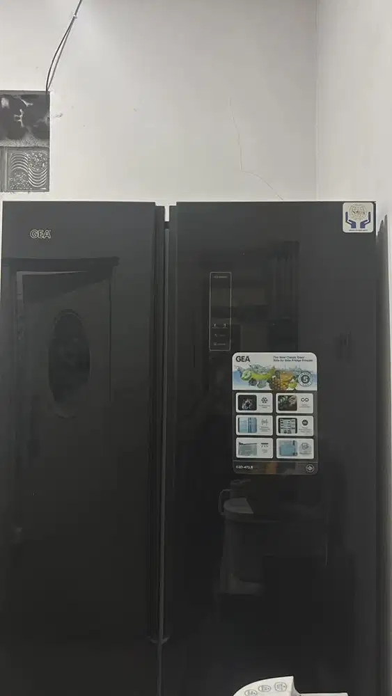 Kulkas gea pintu side by side