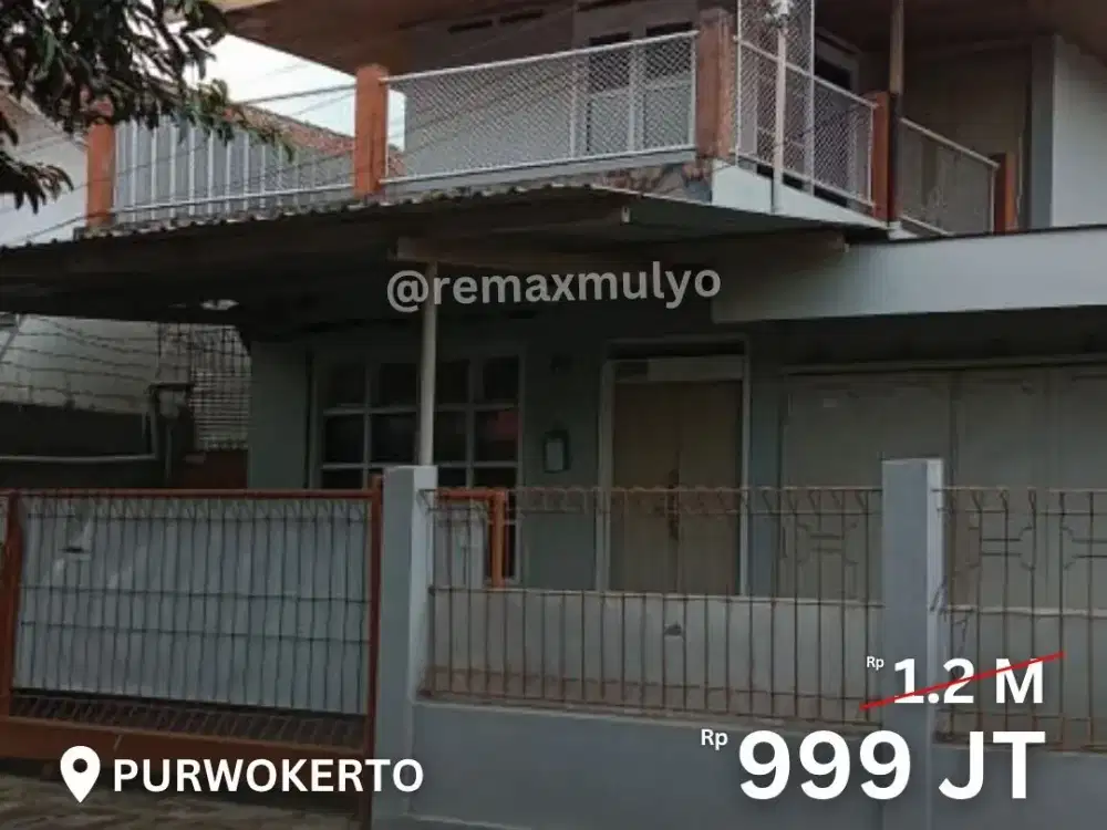 Rumah Tinggal 2 Lantai Siap Huni Semi Furnished Kota Purwokerto