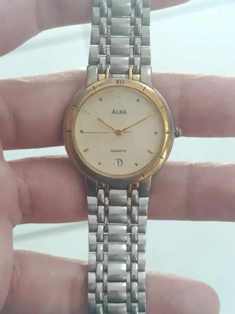 Jam tangan alba two tone vintage