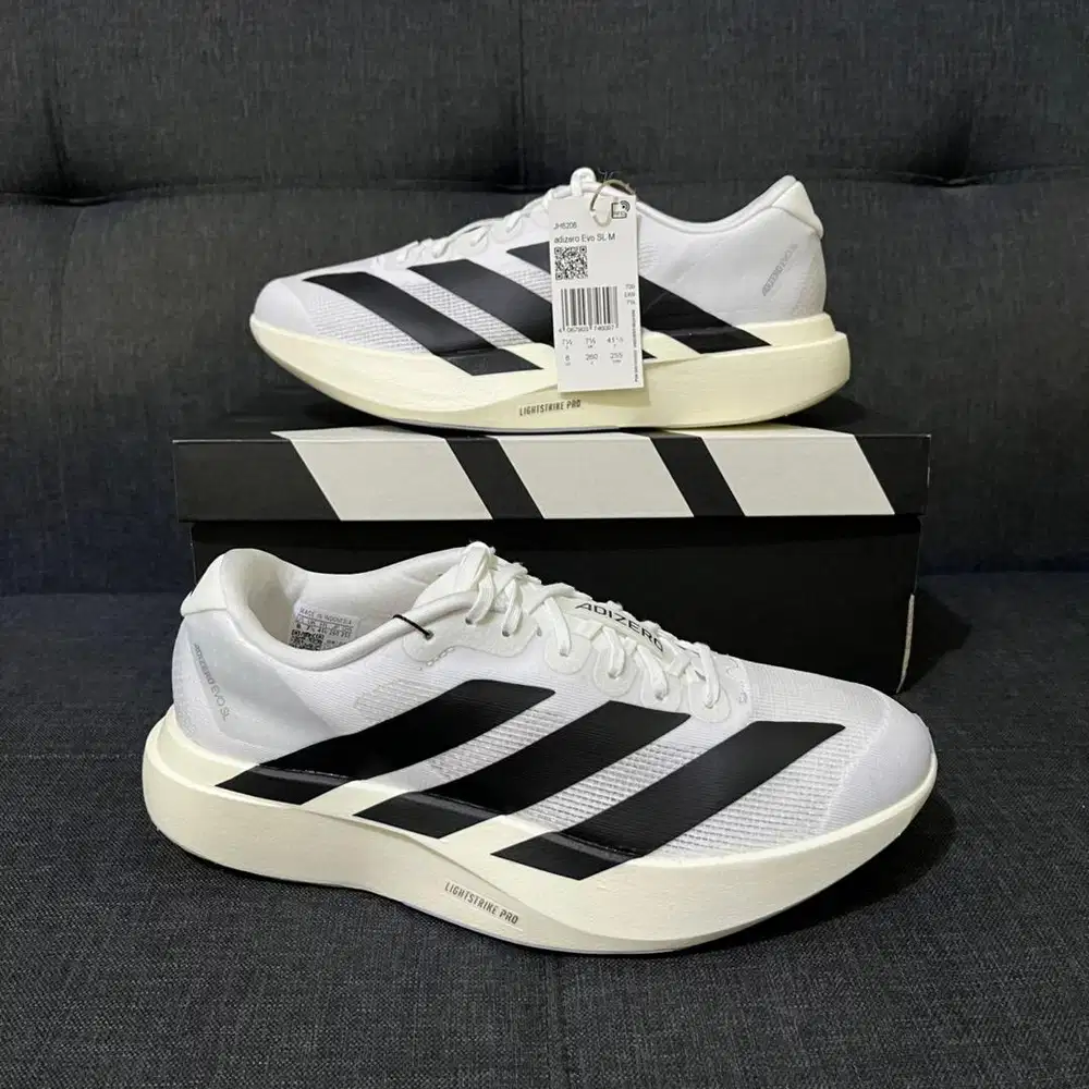 Sepatu Running Adidas Adizero EVO SL Size 41 BNIB Original Sneakers