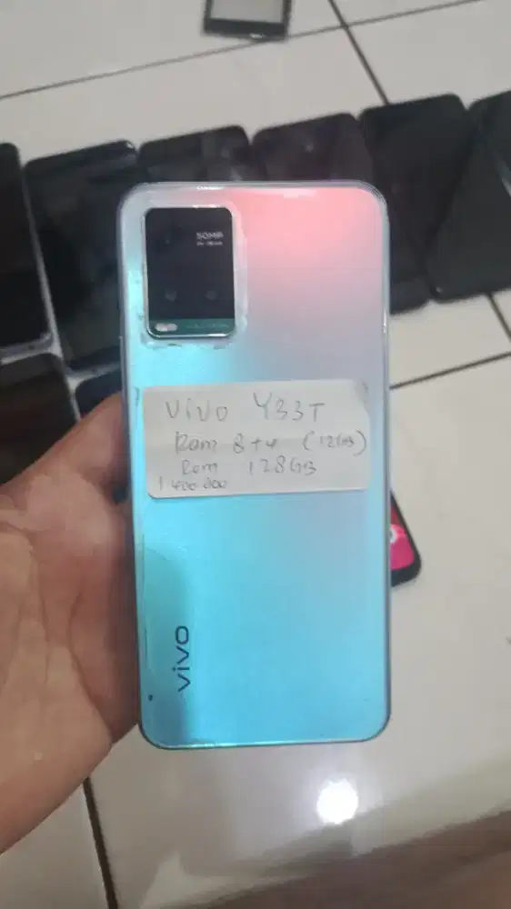 Hp vivo y33t ram 8+4 12gb rom 128gb second