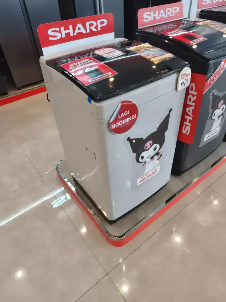 Promo Mesin Cuci 1 tabung Sharp 8 kg