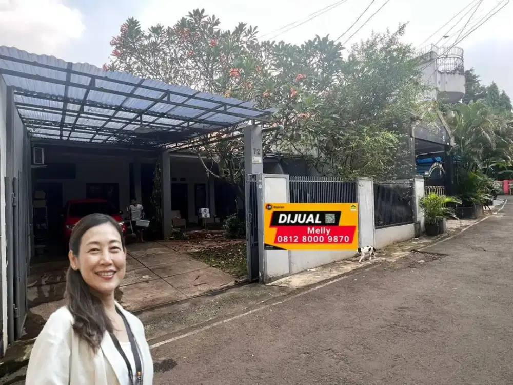 Dijual Rumah Asri dan Strategis Pangkalan Jati Cipinang Melayu, Jakarta Timur