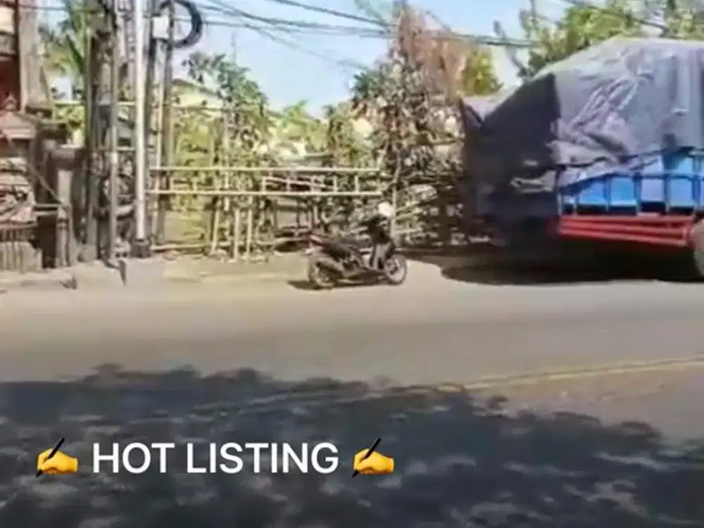 DIJUAL TANAH KECIL DAN LANGKA PINGGIR JALAN