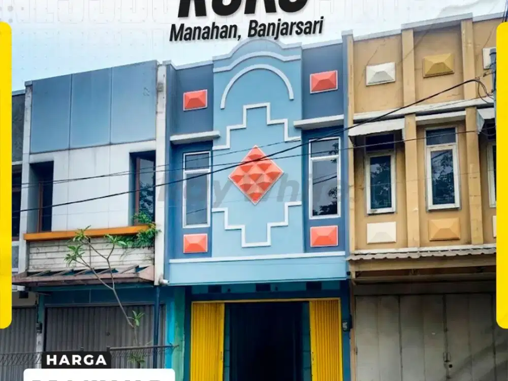 Dijual Ruko 2Lantai Strategis Dekat Stadion Manahan Banjarsari Solo