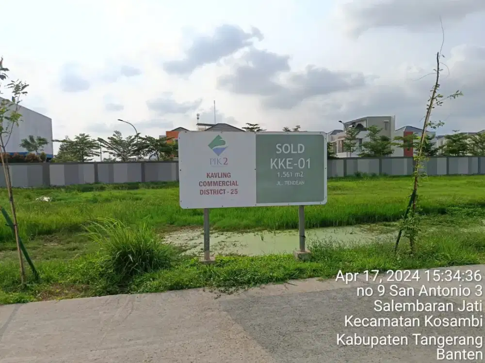 Disewakan Kavling komersial di PIK 2, lokasi strategis