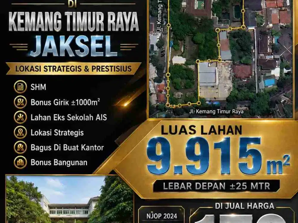 Dijual Tanah di kemang Jakarta Selatan