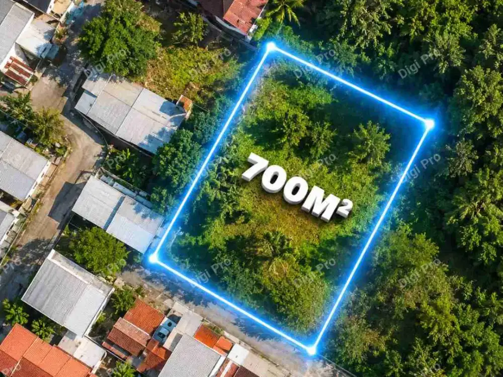 Dijual Tanah Kosong Luas 20x35 SHM, Pondasi Keliling, Bebas Sengketa