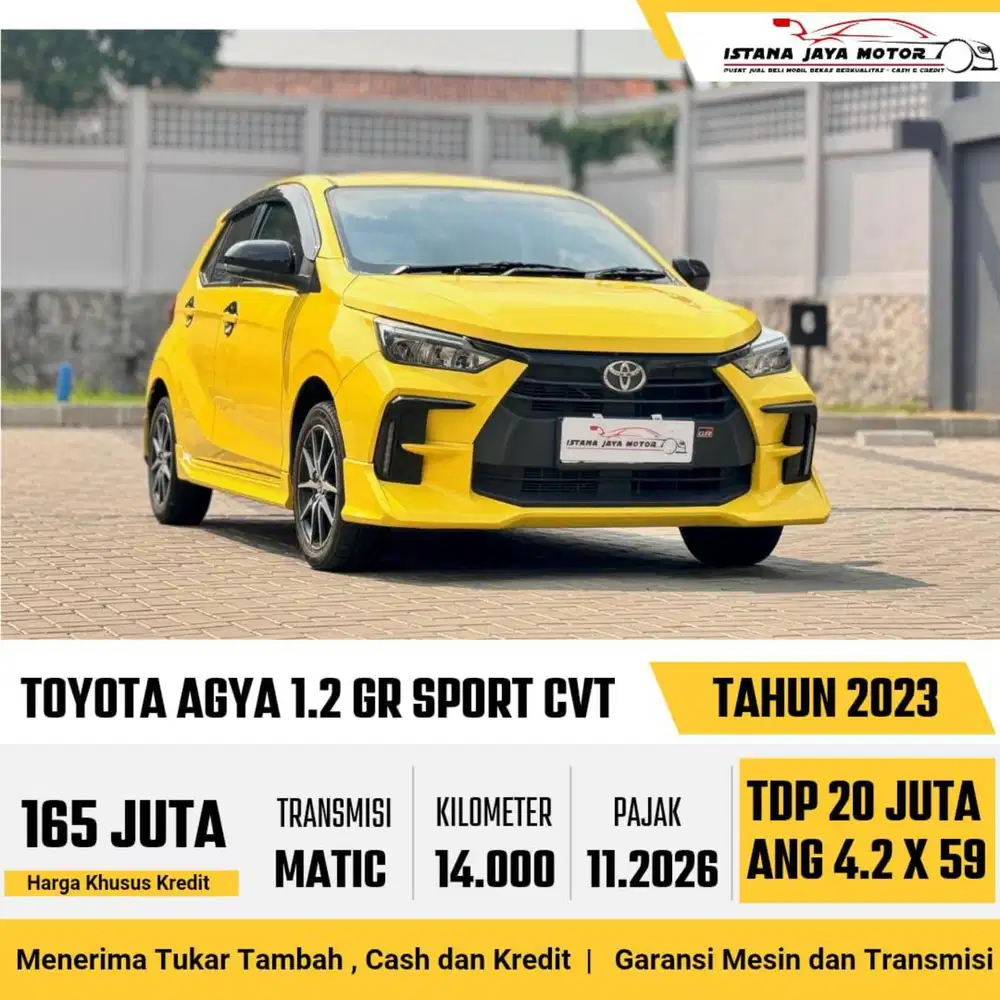 Toyota Agya GR Sport at 2023