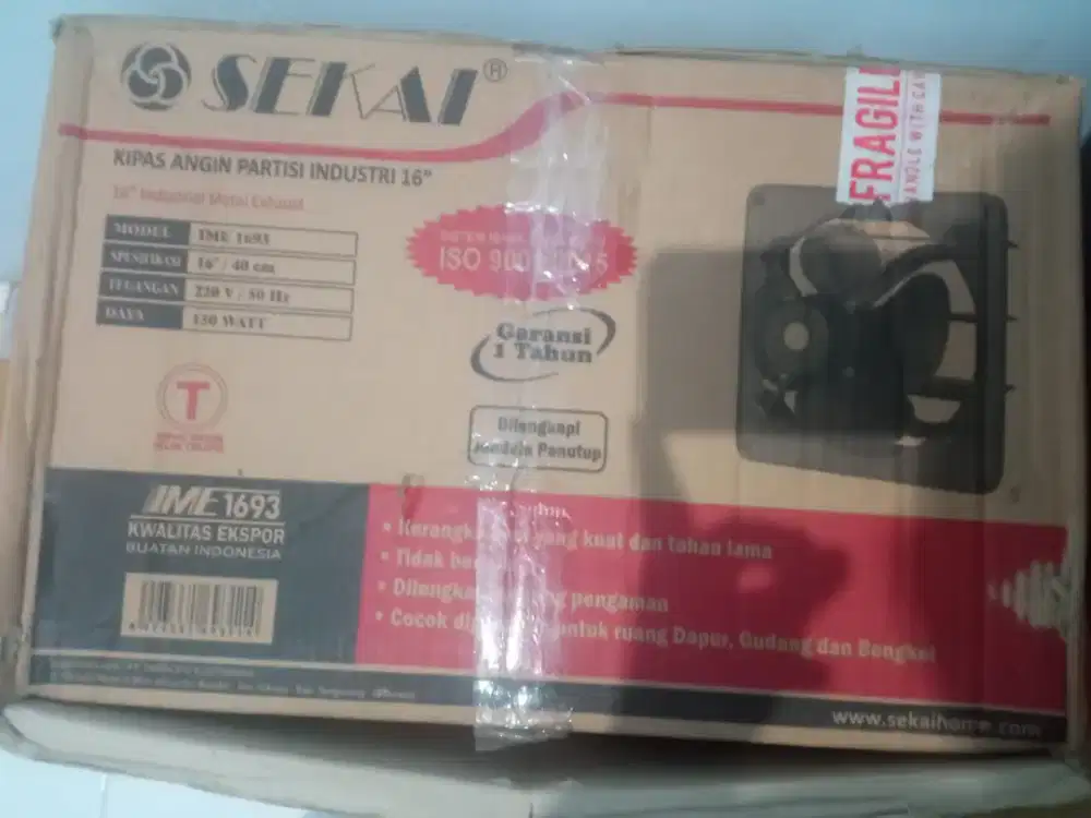 Sekai Exhaust fan industri 16