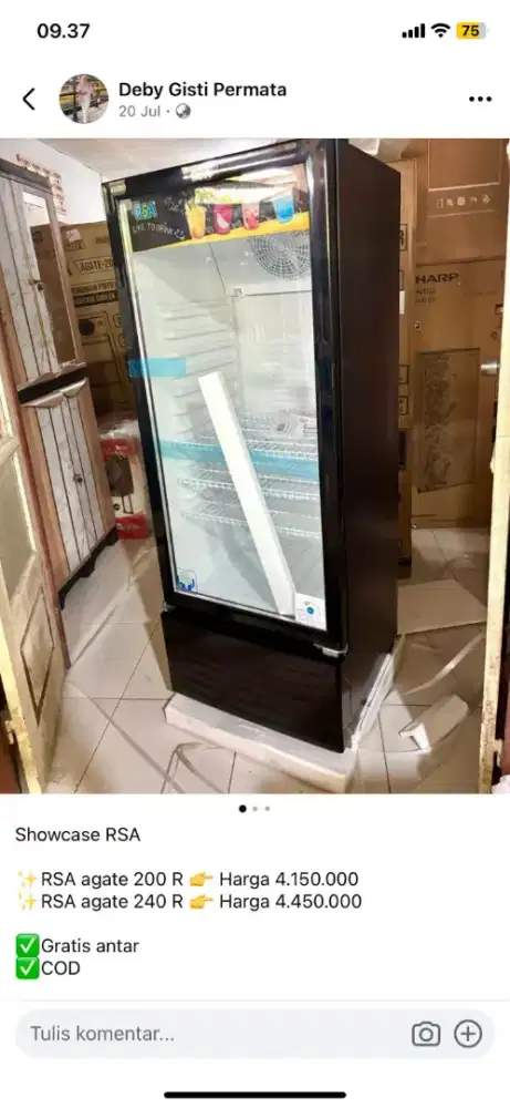 SHOWCASE RSA 231 L
