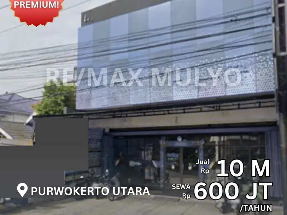 Dijual dan Disewakan Ruang Usaha Dengan Lokasi Strategis Dekat Universitas Area Purwokerto Utara
