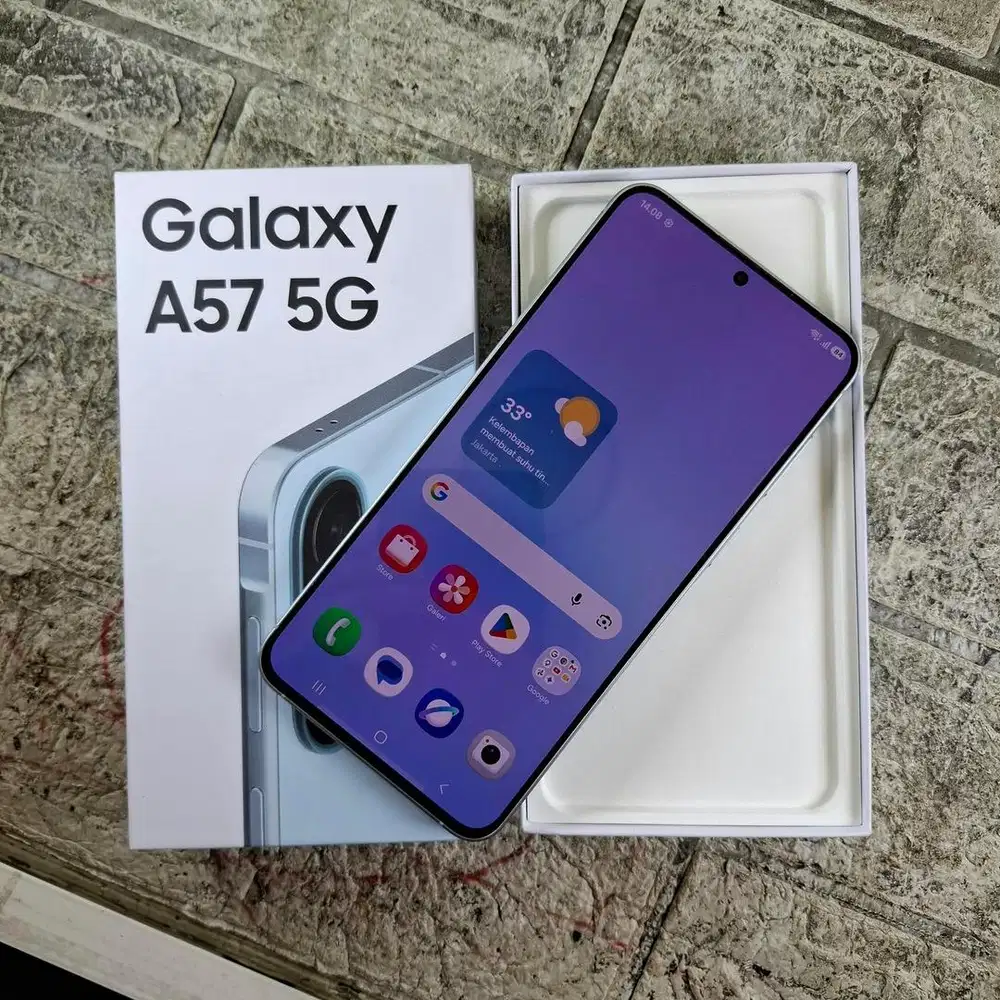 Samsung galaxy A57 5G Ram 8/256 GB Pemakaian singkat masih seperti bar
