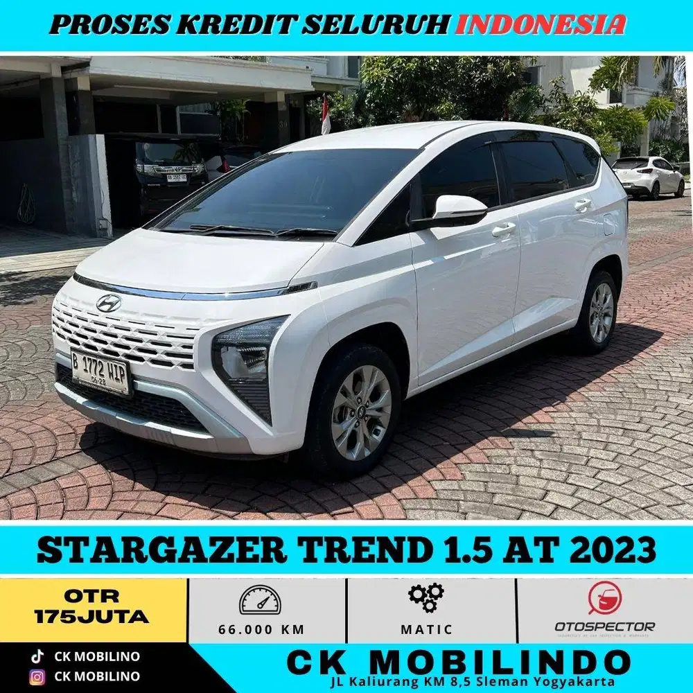 STARGAZER TREND 1.5 AT 2023 PUTIH PEMAKAIAN 2024