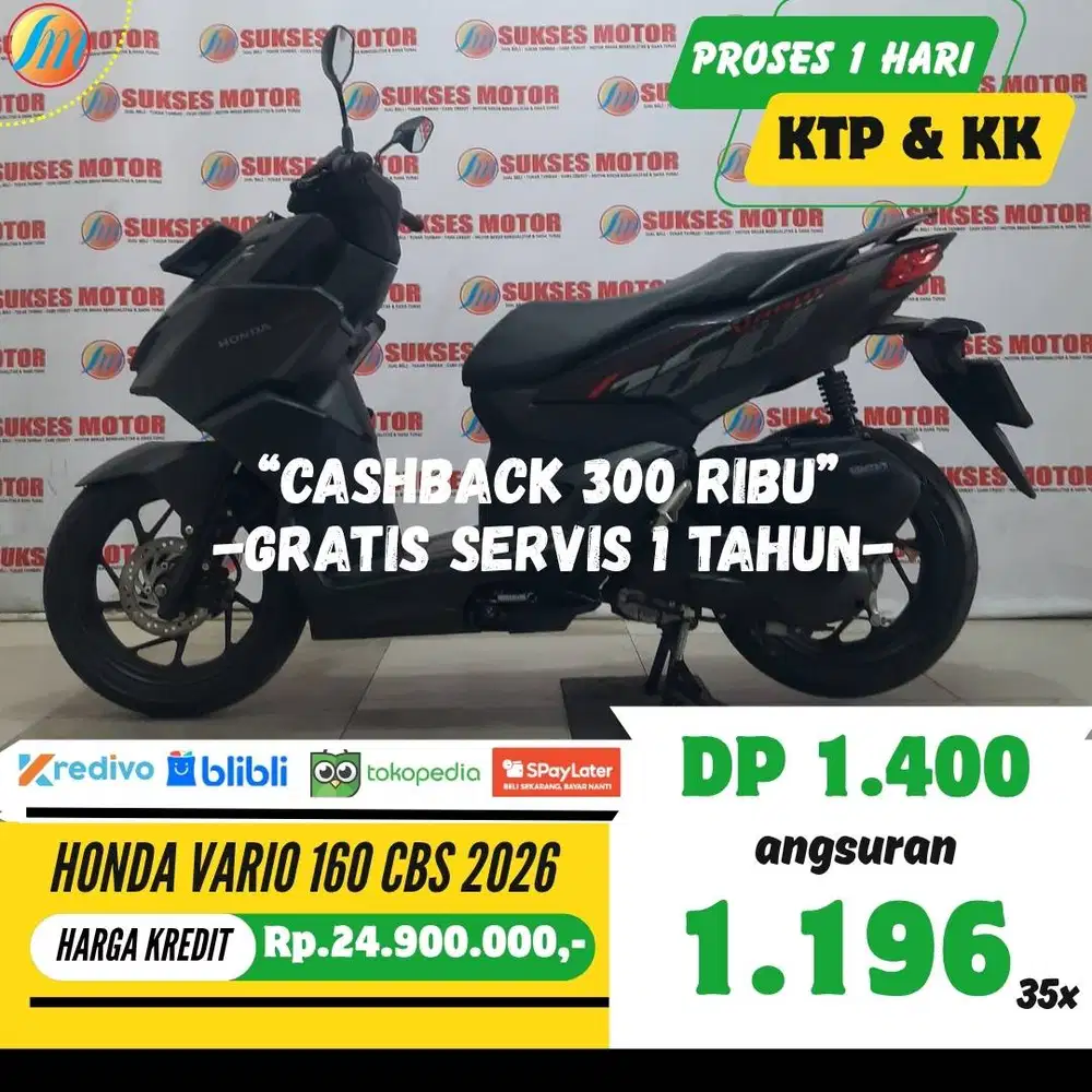 HONDA VARIO 160 CBS TAHUN 2026