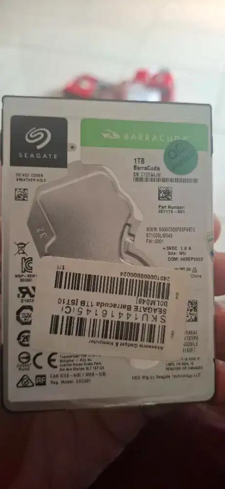 Hdd 2,5 seagate baracuda 1TB