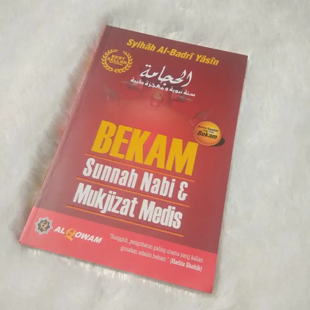 Beli Buku Bekam sunnah nabi dan mukjizat medis bonus terapi