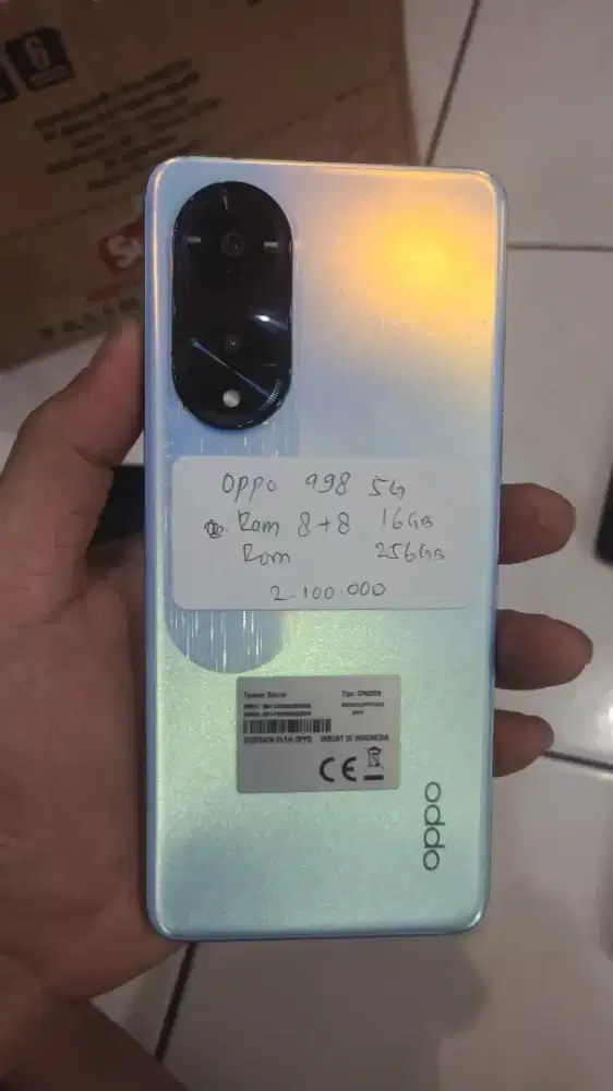 Hp oppo a98 5g ram 8+8 16gb rom 256gb second