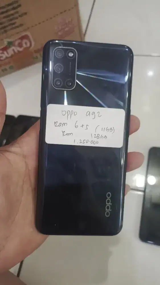 Hp oppo a92 ram 6+5 11gb rom 128gb