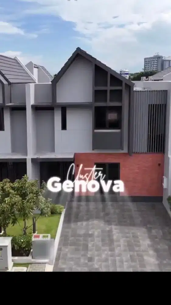Dijual rumah cantik cluster Genova di summarecon Bandung