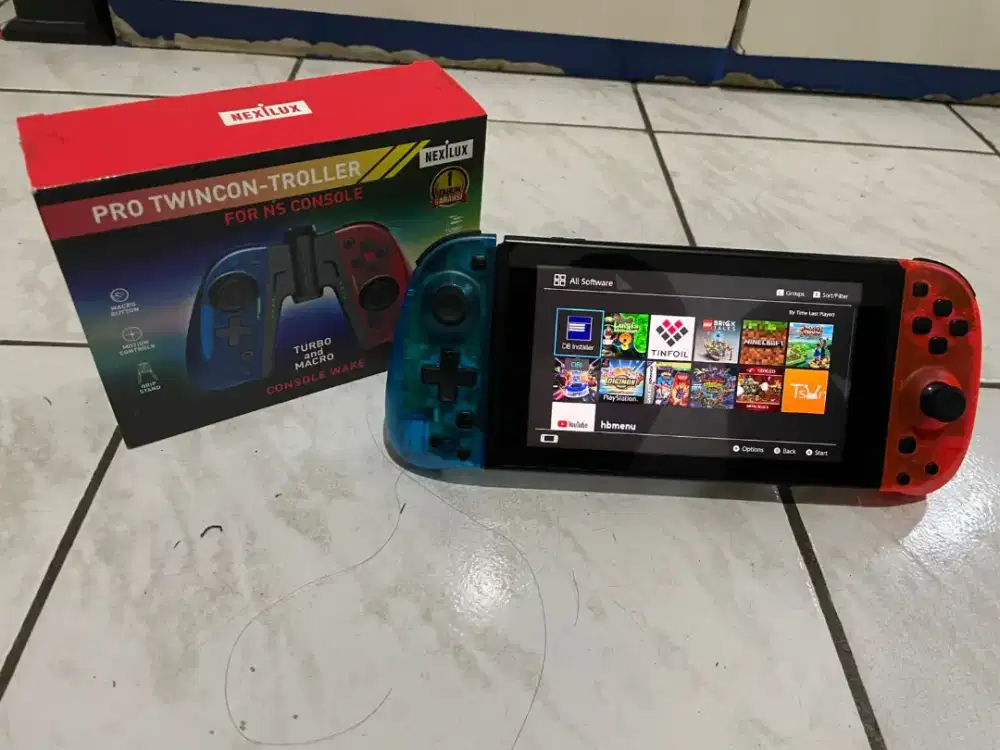 Nintendo Switch V1 CeEfWe Softmoud Tinggal Pakai