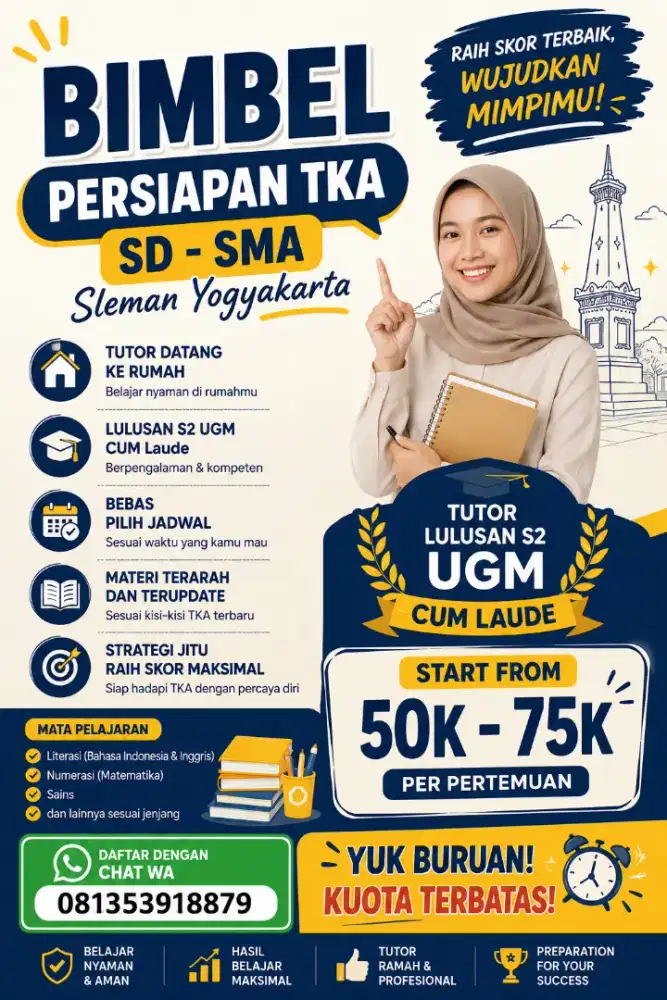 Jasa Les Privat bimbel sd, smp
