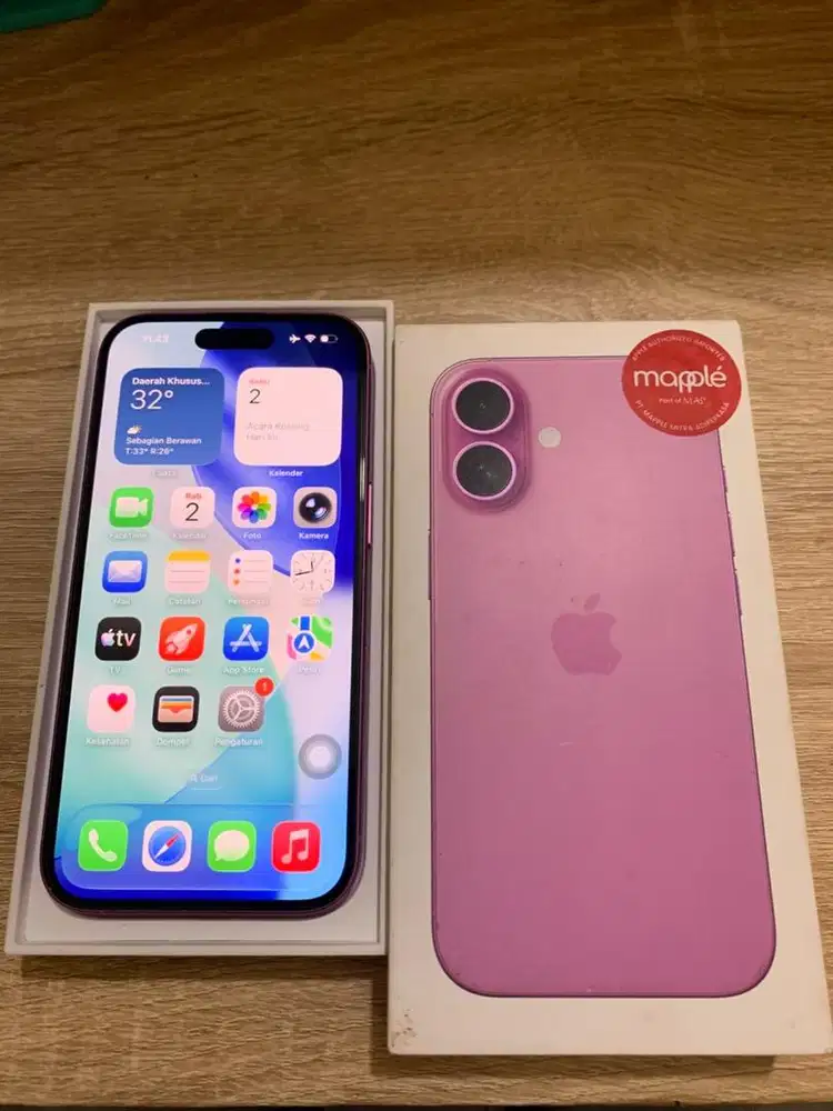 IPHONE 16 128GB IBOX GARANSI ON 2027
