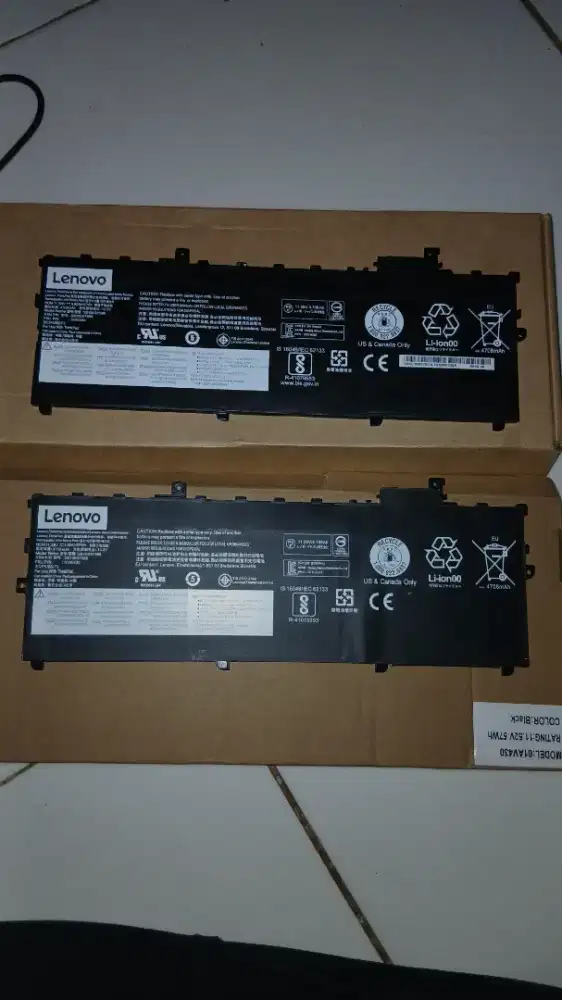 Baterai Thinkpad X1 Carbon gen 6