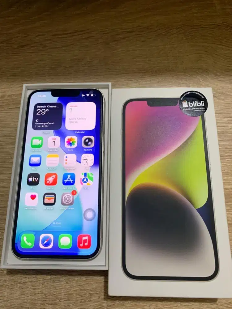 IPHONE 14 128GB IBOX GARANSI ON 2027